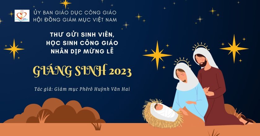 Thư gửi sinh viên, học sinh Công giáo nhân dịp mừng lễ Chúa Giáng Sinh 2023