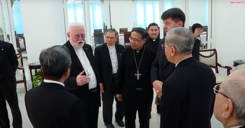 Đức Tổng Giám mục Paul Richard Gallagher, Bộ trưởng Ngoại giao Tòa Thánh, đến Tổng Giáo phận Sài Gòn