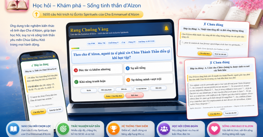 Rung Chuông Vàng – Học hỏi Di Thảo Thiêng Liêng (Ecrits Spirituels)