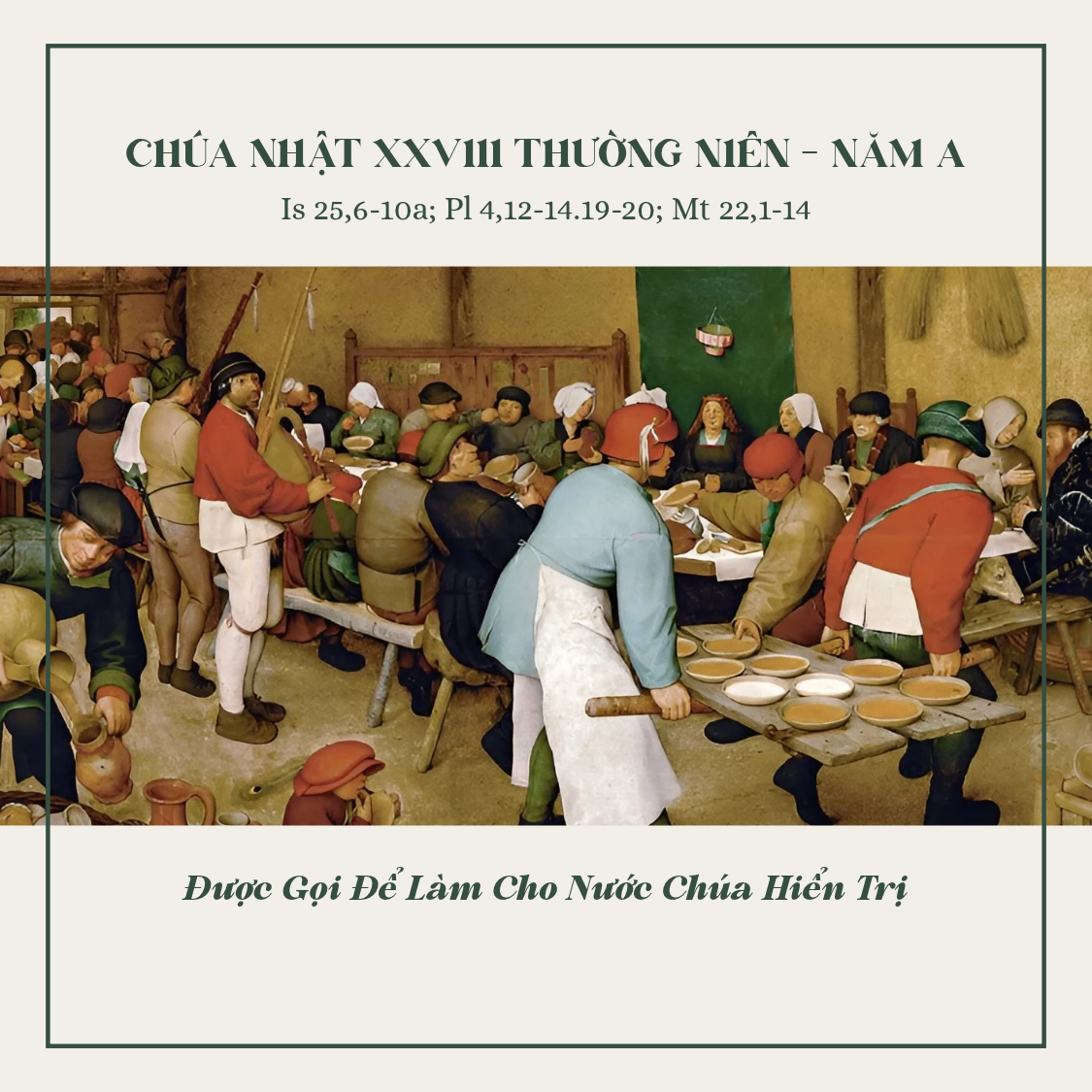 Được Gọi Để Làm Cho Nước Chúa Hiển Trị